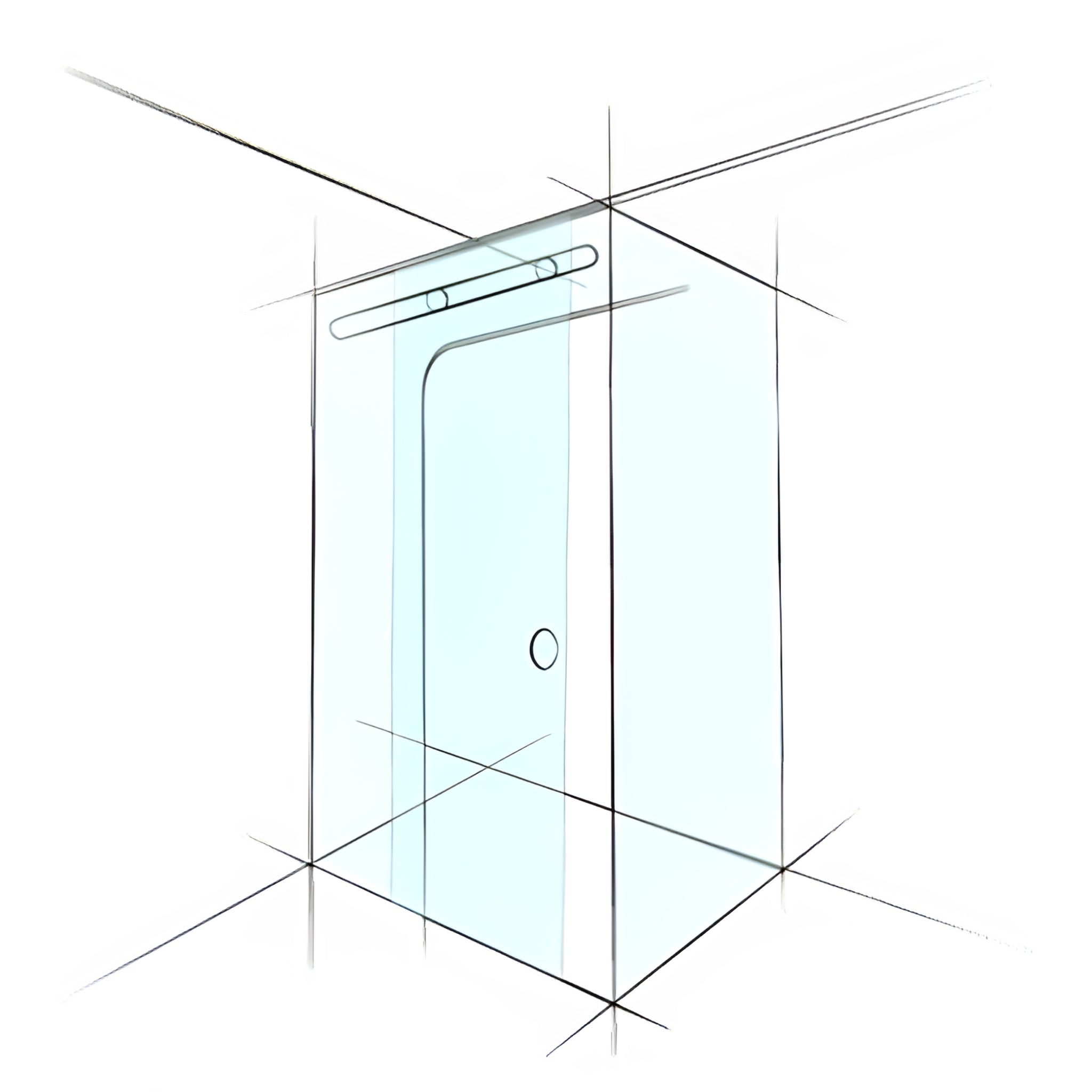 VEROTTI CITY LIFE CUSTOM FRAMELESS SLIDING SHOWER SCREEN SERIES