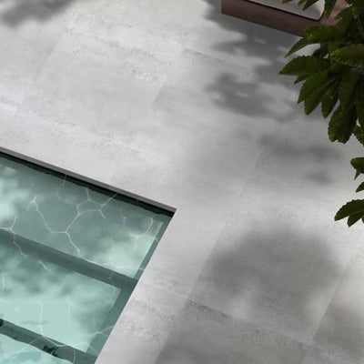 MUSES BLAZE LIGHT GREY FELLTEC 600X400MM RECTANGLE PAVER (PER PC)