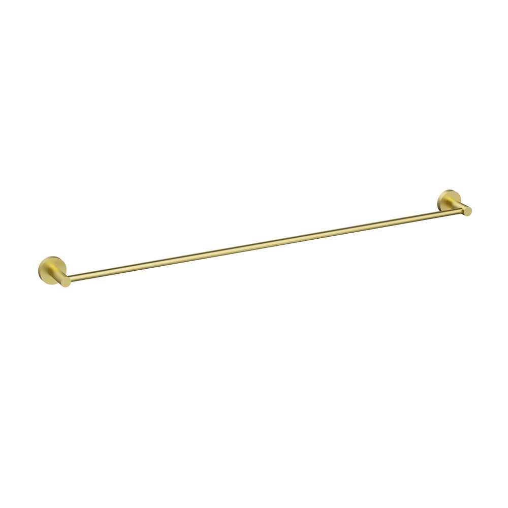 IKON OTUS SLIMLINE SS304 NON-HEATED TOWEL RAIL SINGLE 900MM BRUSHED GOLD