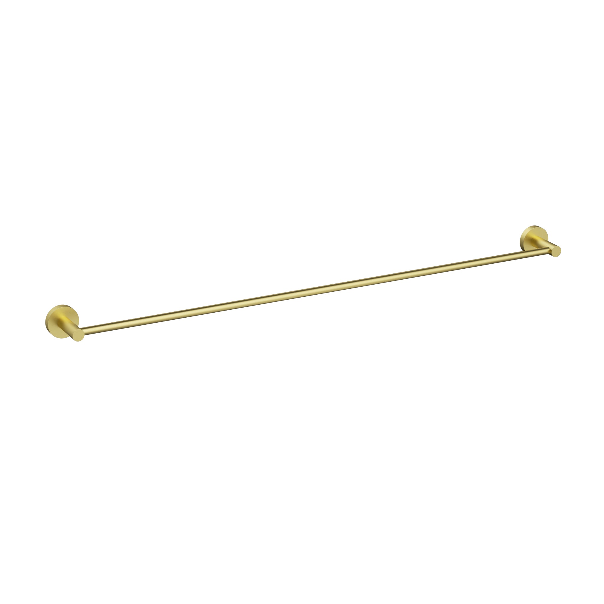 IKON OTUS SLIMLINE SS304 NON-HEATED TOWEL RAIL SINGLE 900MM BRUSHED GOLD