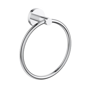 IKON OTUS SLIMLINE TOWEL RING 190MM CHROME