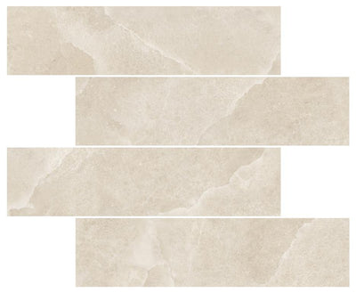 MUSES ONYX BEIGE SATIN 75X300MM SUBWAY TILE (PER BOX)