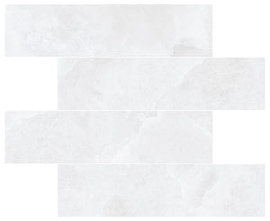 MUSES ONYX IVORY SATIN 75X300MM SUBWAY TILE (PER BOX)