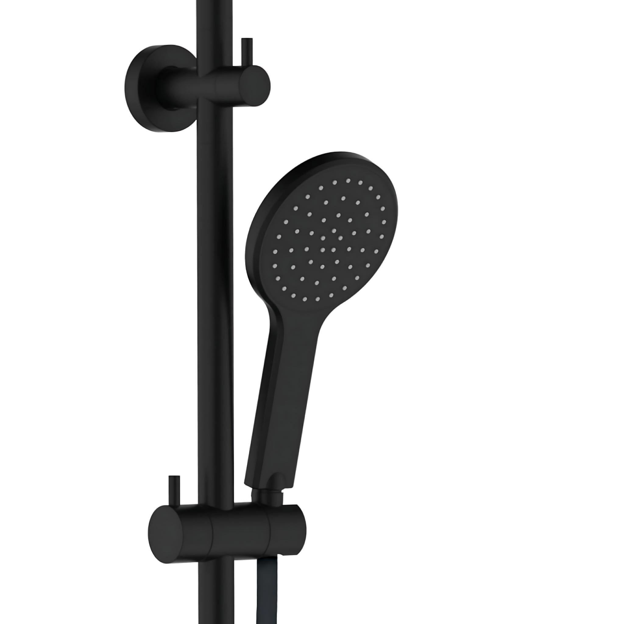 FIENZA KAYA TWIN SHOWER MATTE BLACK