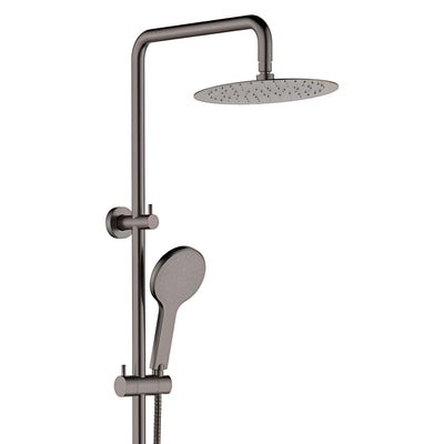 FIENZA KAYA TWIN SHOWER GUN METAL