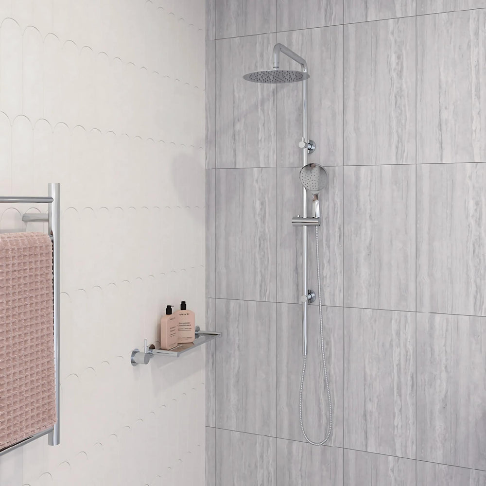 FIENZA KAYA TWIN SHOWER CHROME