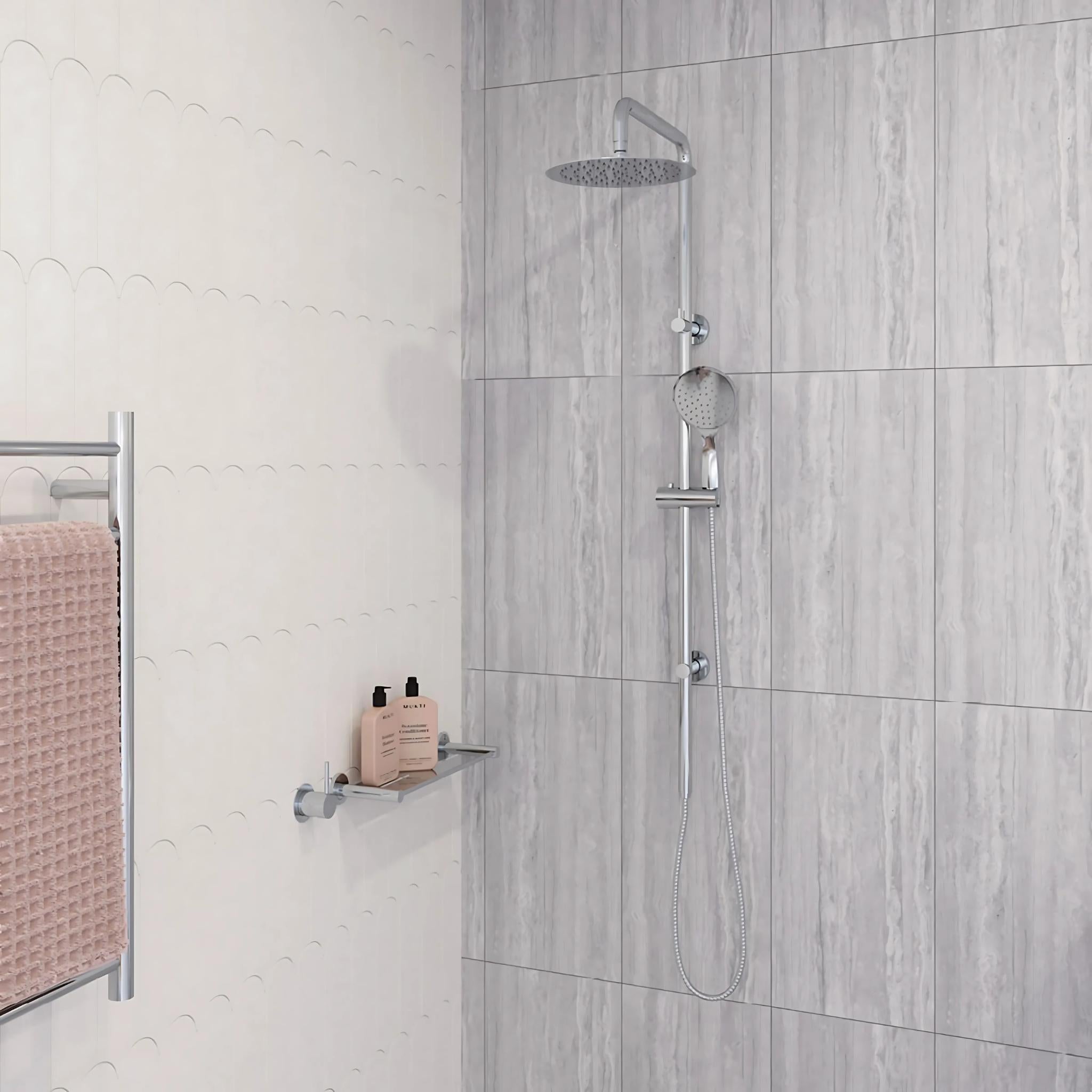 FIENZA KAYA TWIN SHOWER CHROME