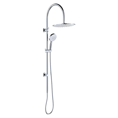 FIENZA EMPIRE SLIM CURVED TWIN SHOWER CHROME