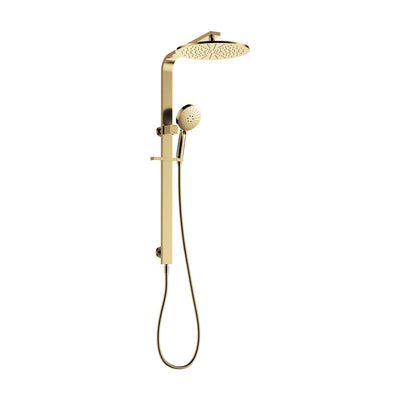 FIENZA EMPIRE SLIM DELUXE TWIN SHOWER URBAN BRASS