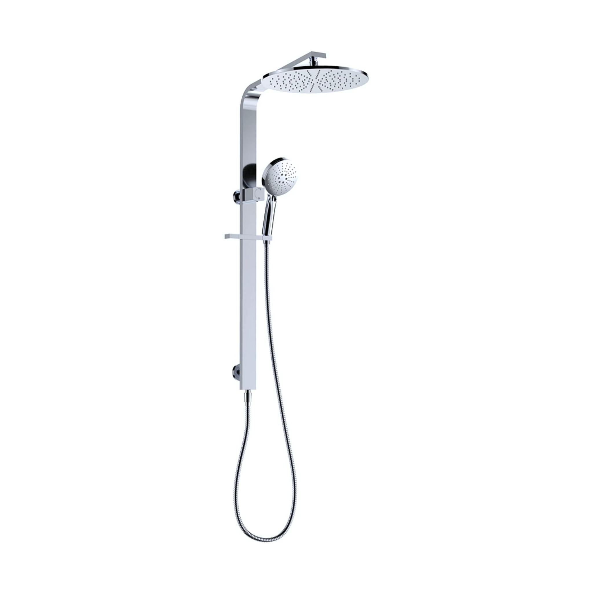 FIENZA EMPIRE SLIM DELUXE TWIN SHOWER CHROME