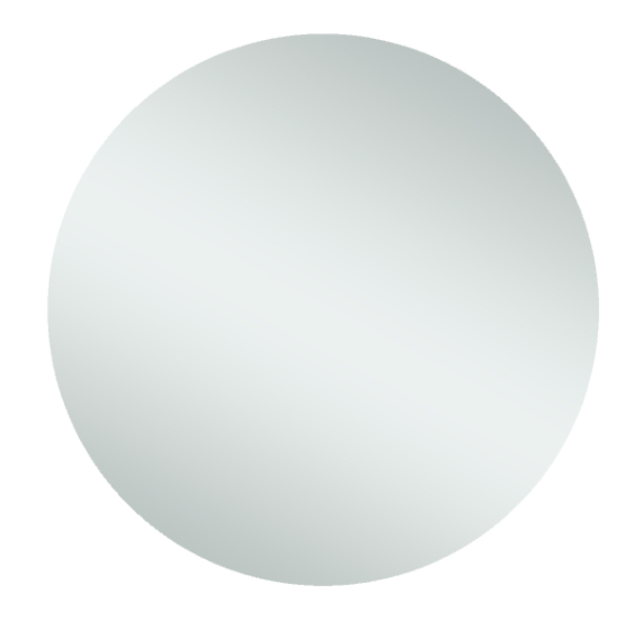 THERMOGROUP ABLAZE ROUND POLISHED EDGE MIRROR WITH DEMISTER 800MM