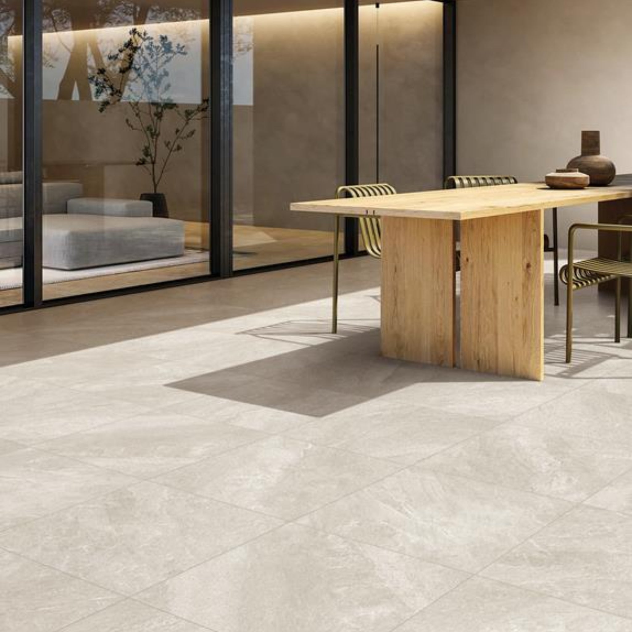 MUSES QUARTZITE AVORIO FELLTEC 600X600MM SQUARE PAVER (PER BOX)