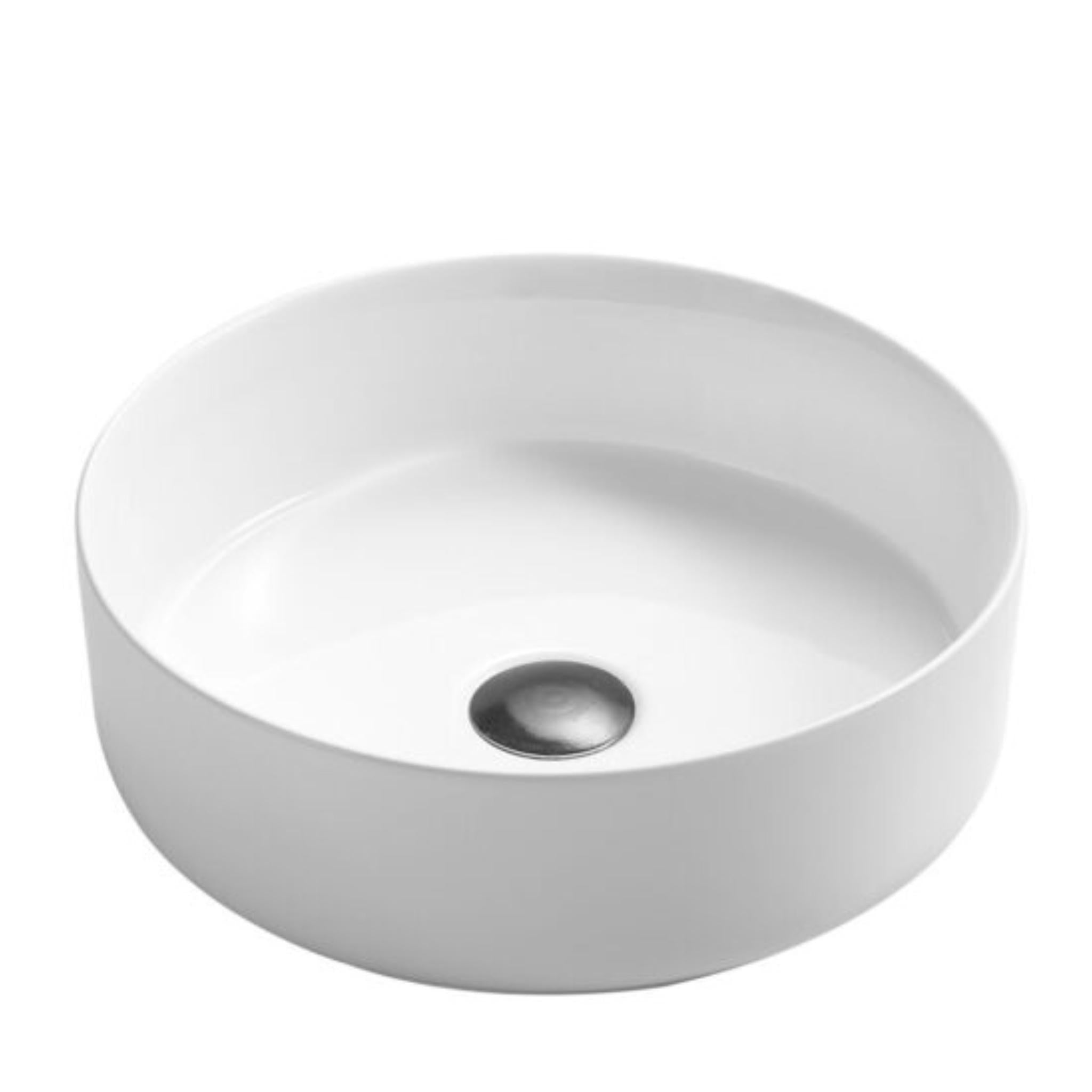RIVA 499 FLUTED ABOVE COUNTER BASIN MATTE WHITE 400MM