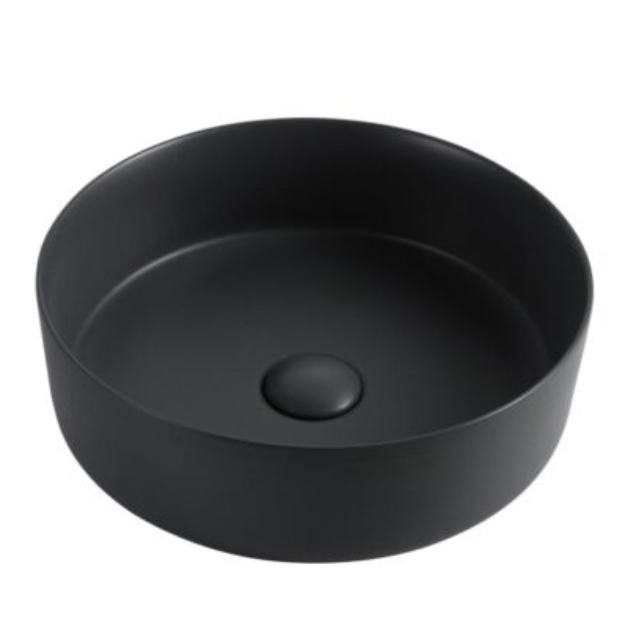 RIVA 499 ABOVE COUNTER BASIN MATTE BLACK 360MM
