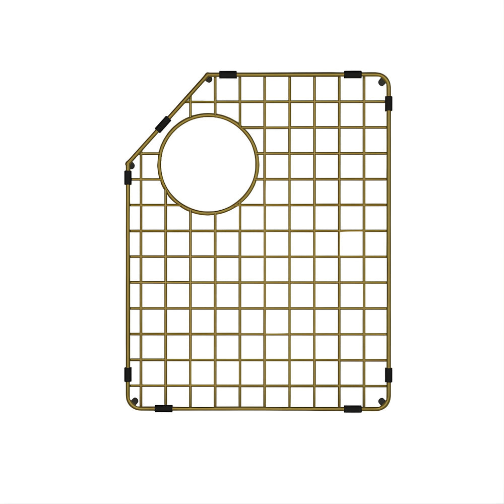 TURNER HASTINGS CHESTER RIGHT HAND SIDE PROTECTIVE STAINLESS STEEL GRID 405MM BRUSHED BRASS