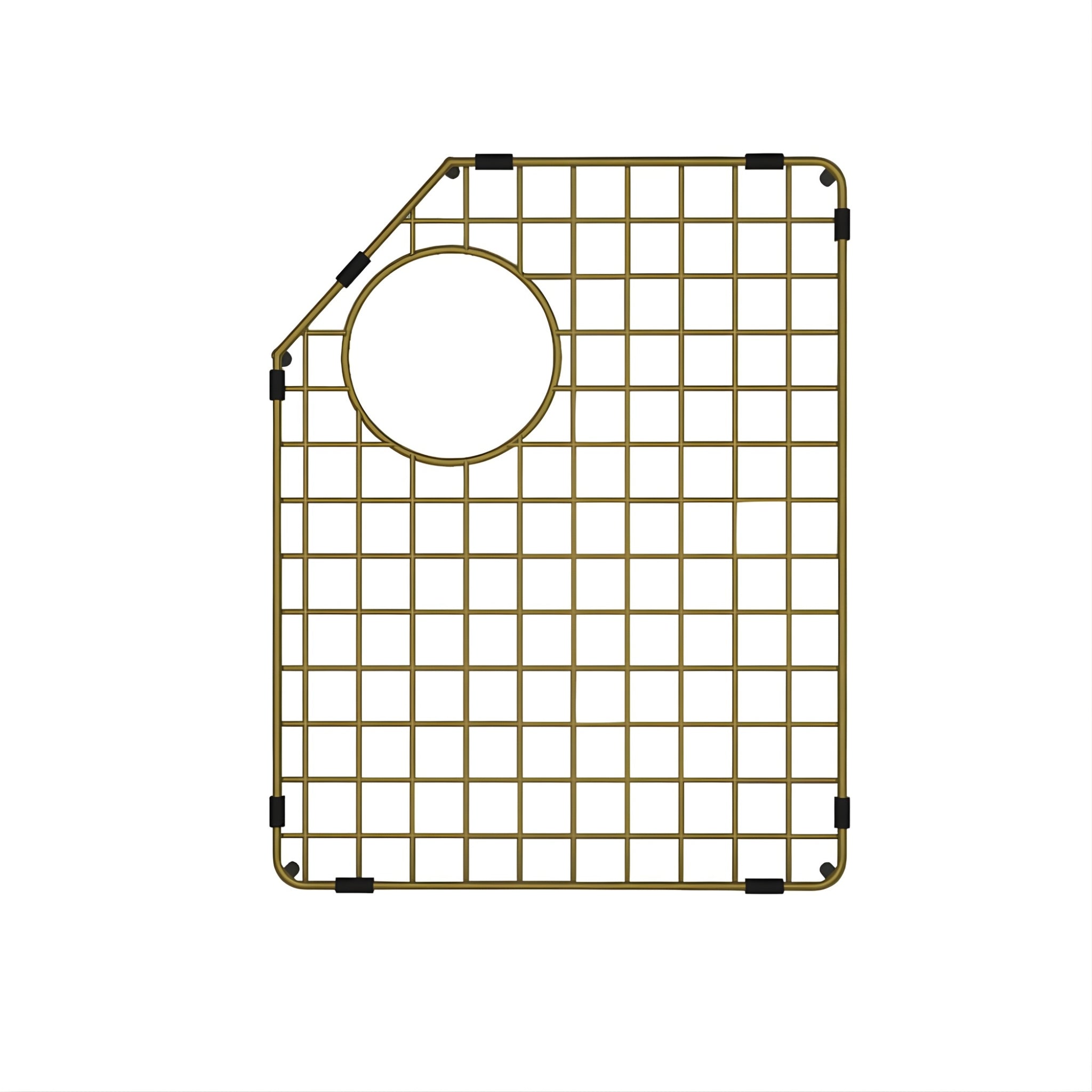 TURNER HASTINGS CHESTER RIGHT HAND SIDE PROTECTIVE STAINLESS STEEL GRID 405MM BRUSHED BRASS