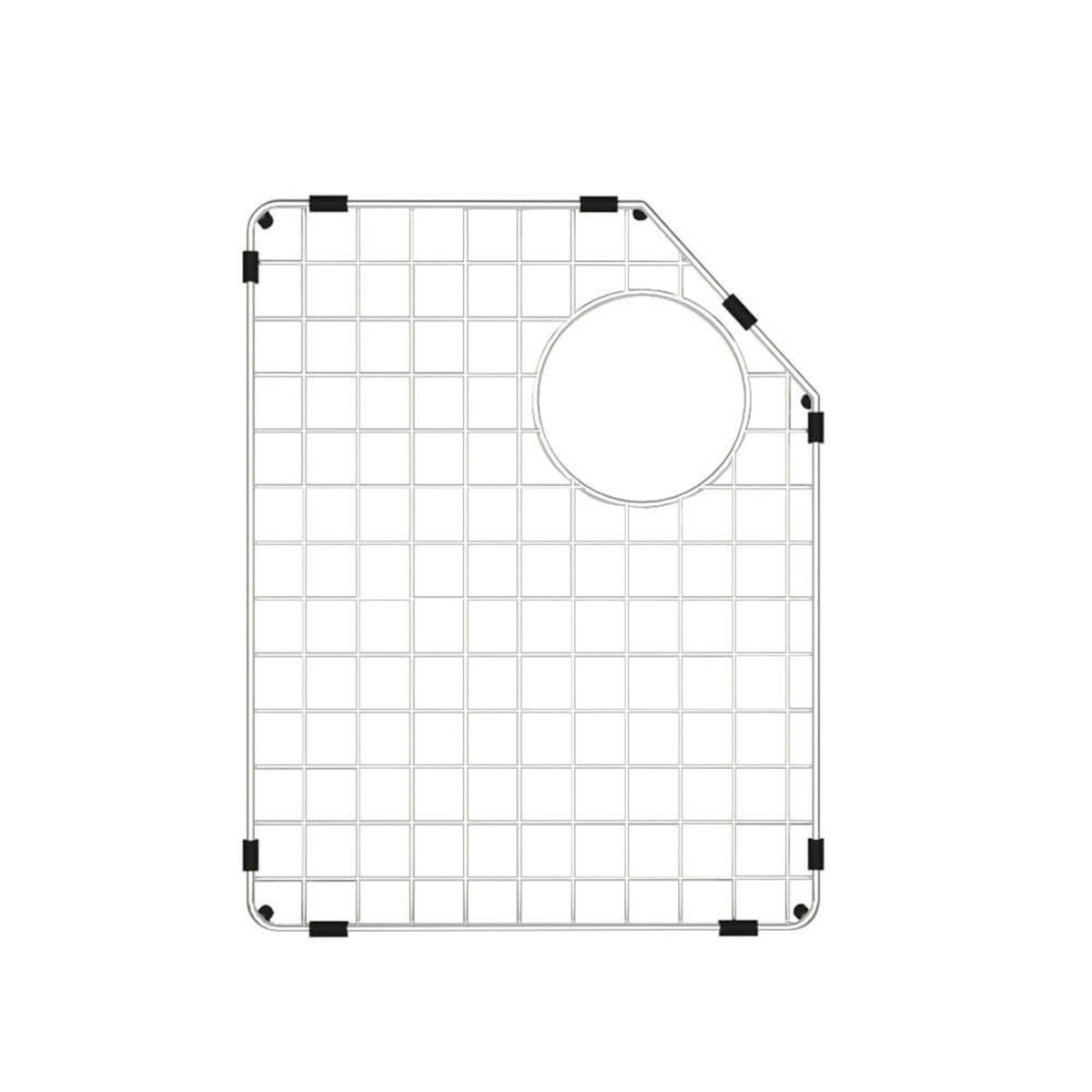 TURNER HASTINGS CHESTER LEFT HAND SIDE PROTECTIVE SINK GRID 405MM STAINLESS STEEL