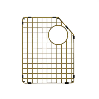 TURNER HASTINGS CHESTER LEFT HAND SIDE PROTECTIVE STAINLESS STEEL GRID 405MM BRUSHED BRASS