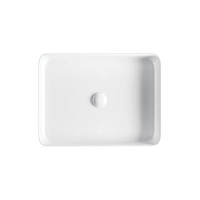 FIENZA ELEANOR FLUTED ABOVE COUNTER BASIN GLOSS WHITE 500MM