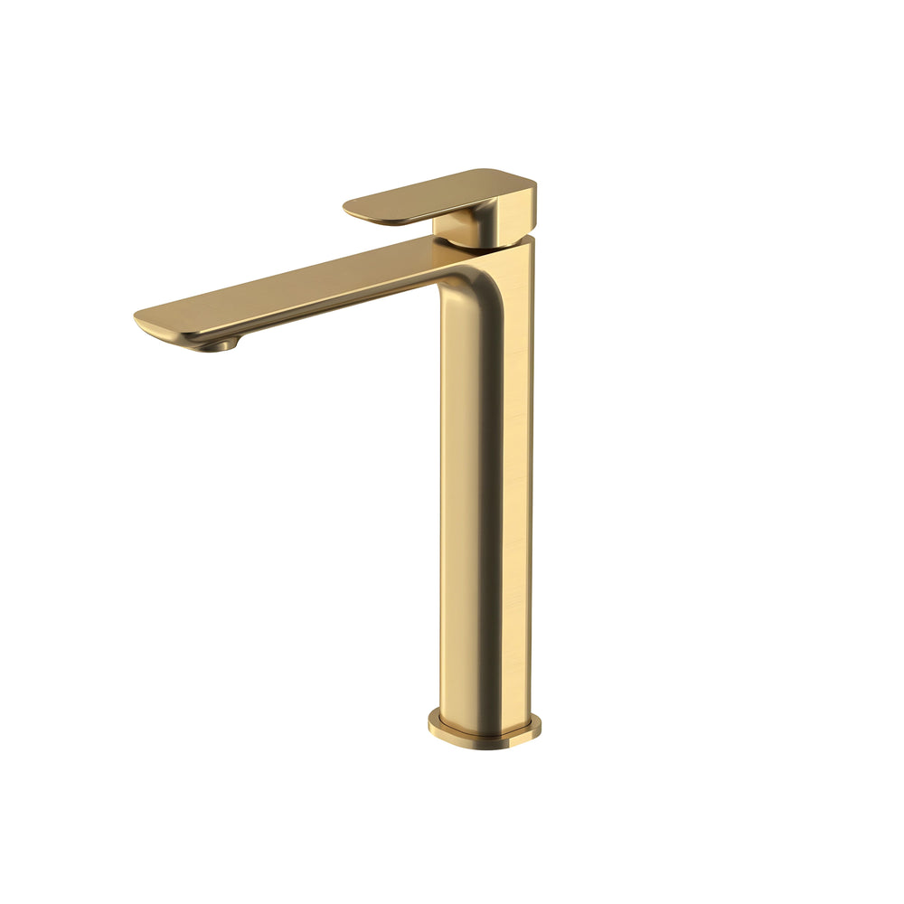 OSKAR TALL BASIN MIXER 281MM BRUSHED GOLD