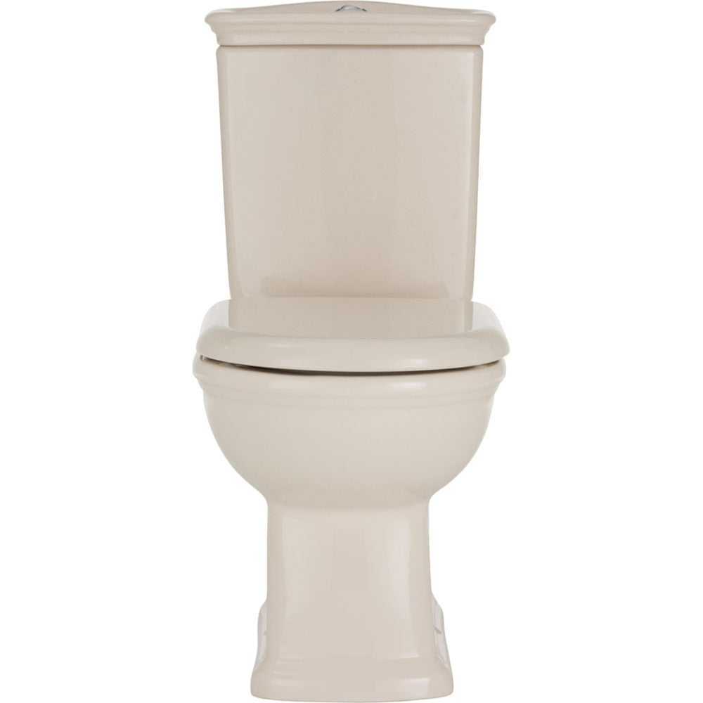 FIENZA RAK WASHINGTON CLOSE COUPLED TOILET SUITE IVORY WITH S-TRAP