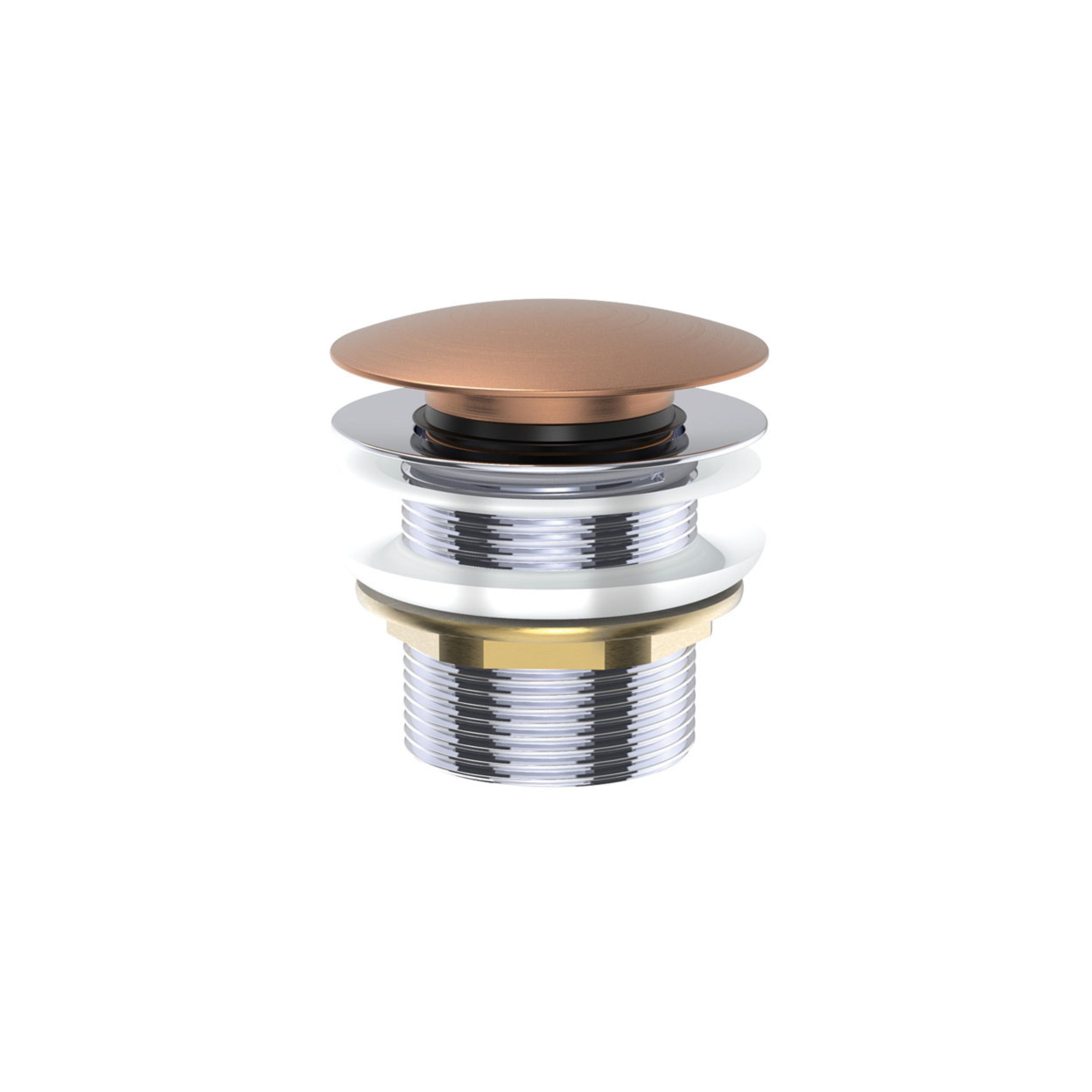 FIENZA UNIVERSAL PULL-OUT/POP-UP NON-OVERFLOW BATHTUB WASTE 40MM BRUSHED COPPER