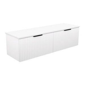 FIENZA BAYVIEW ULTRA WHITE MATTE 1500MM SINGLE BOWL WALL HUNG VANITY