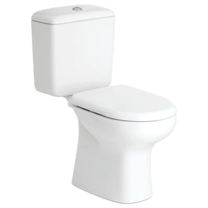 FIENZA RAK LIWA CLOSE COUPLED TOILET SUITE ALPINE WHITE WITH S-TRAP