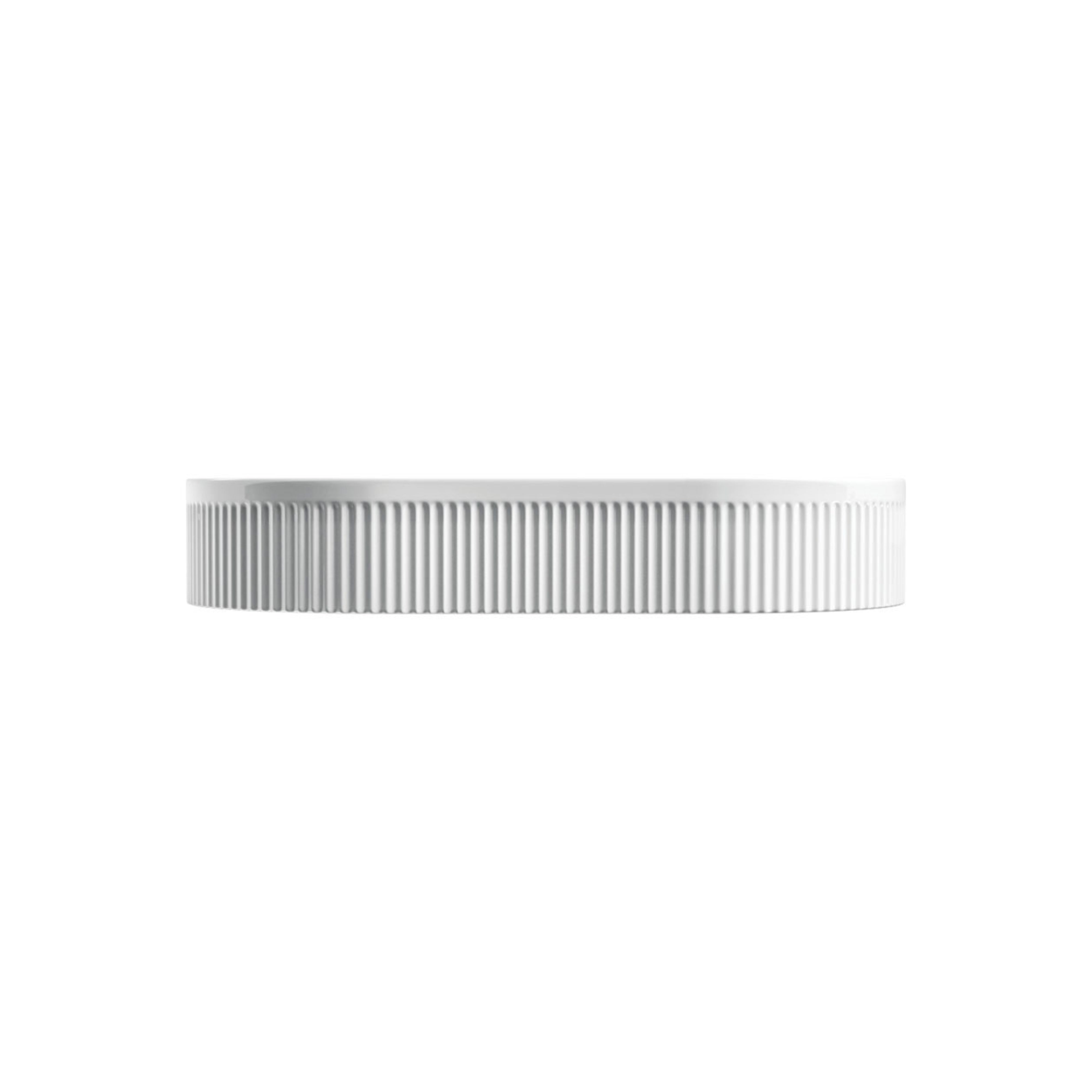 FIENZA ELEANOR FLUTED ABOVE COUNTER BASIN MATTE WHITE 580MM