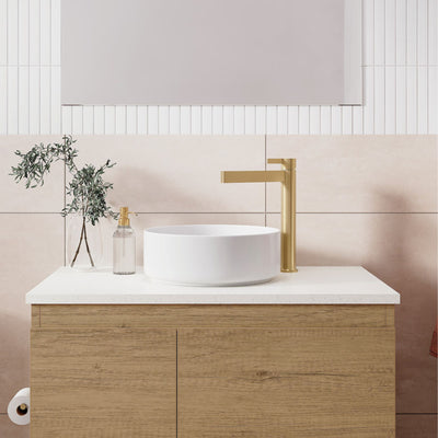 FIENZA REBA ABOVE COUNTER BASIN GLOSS WHITE 310MM