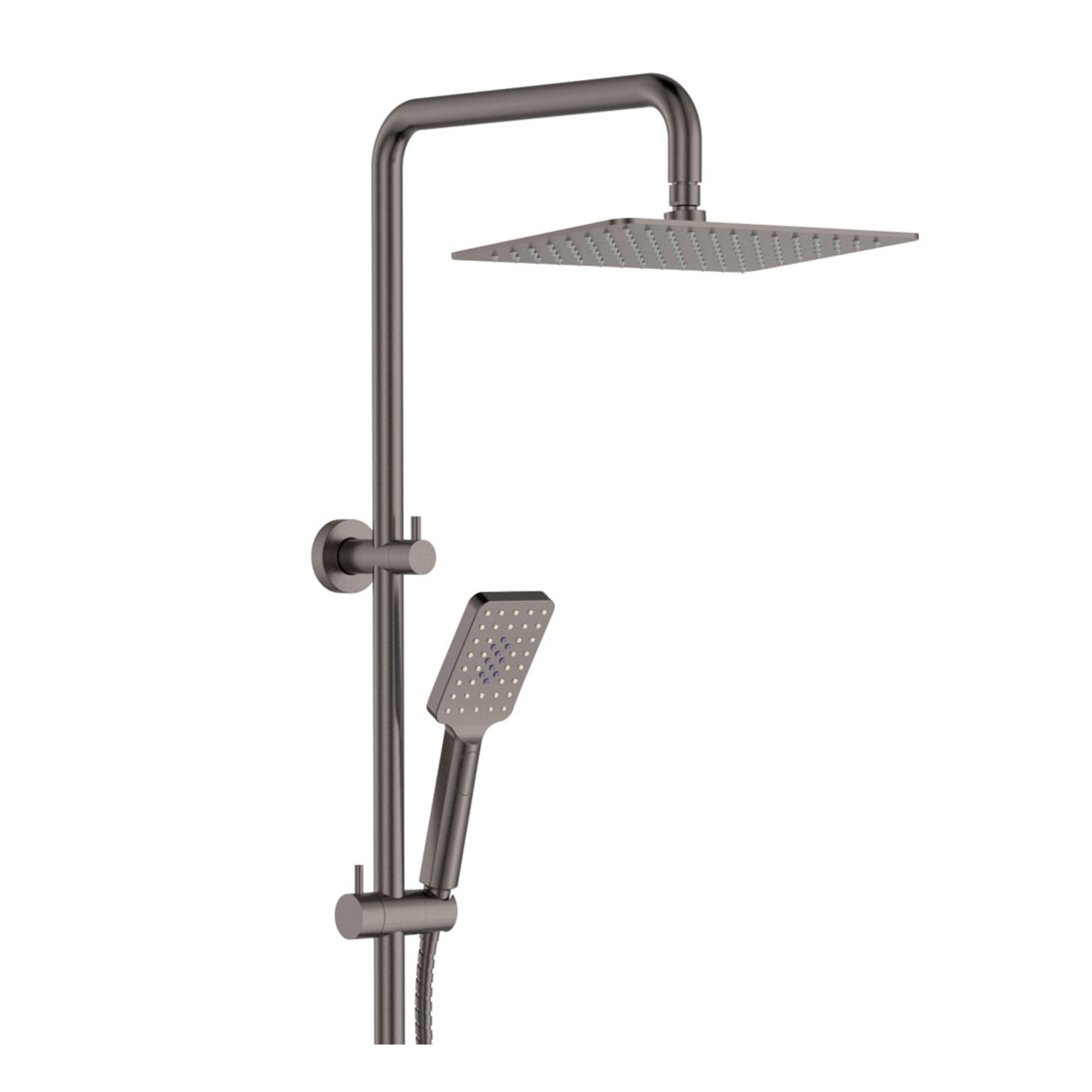 FIENZA TONO TWIN SHOWER GUN METAL