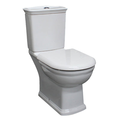 FIENZA RAK WASHINGTON CLOSE COUPLED TOILET SUITE ALPINE WHITE WITH P-TRAP