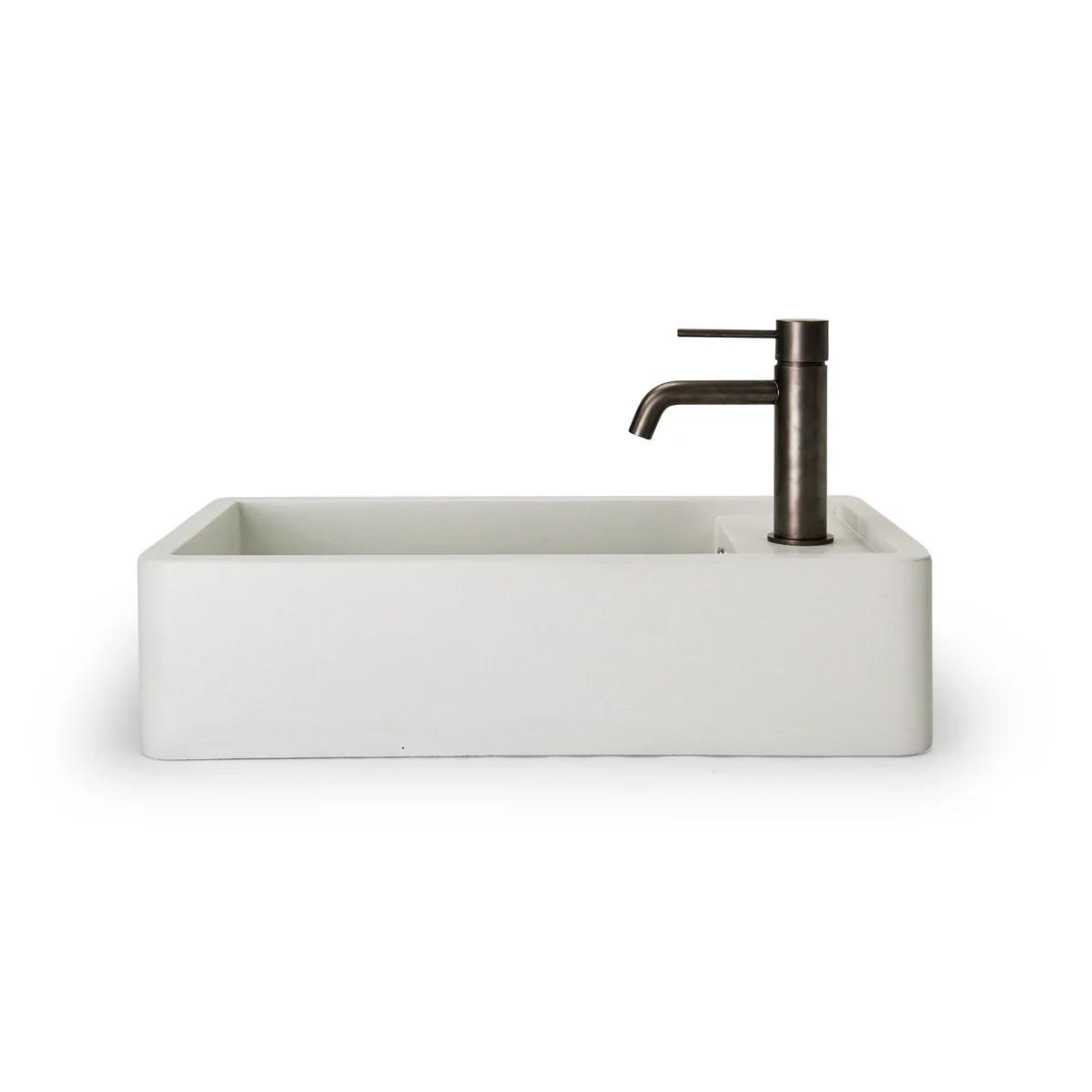 NOOD CO SHELF 01 ABOVE COUNTER / WALL HUNG BASIN IVORY 440MM