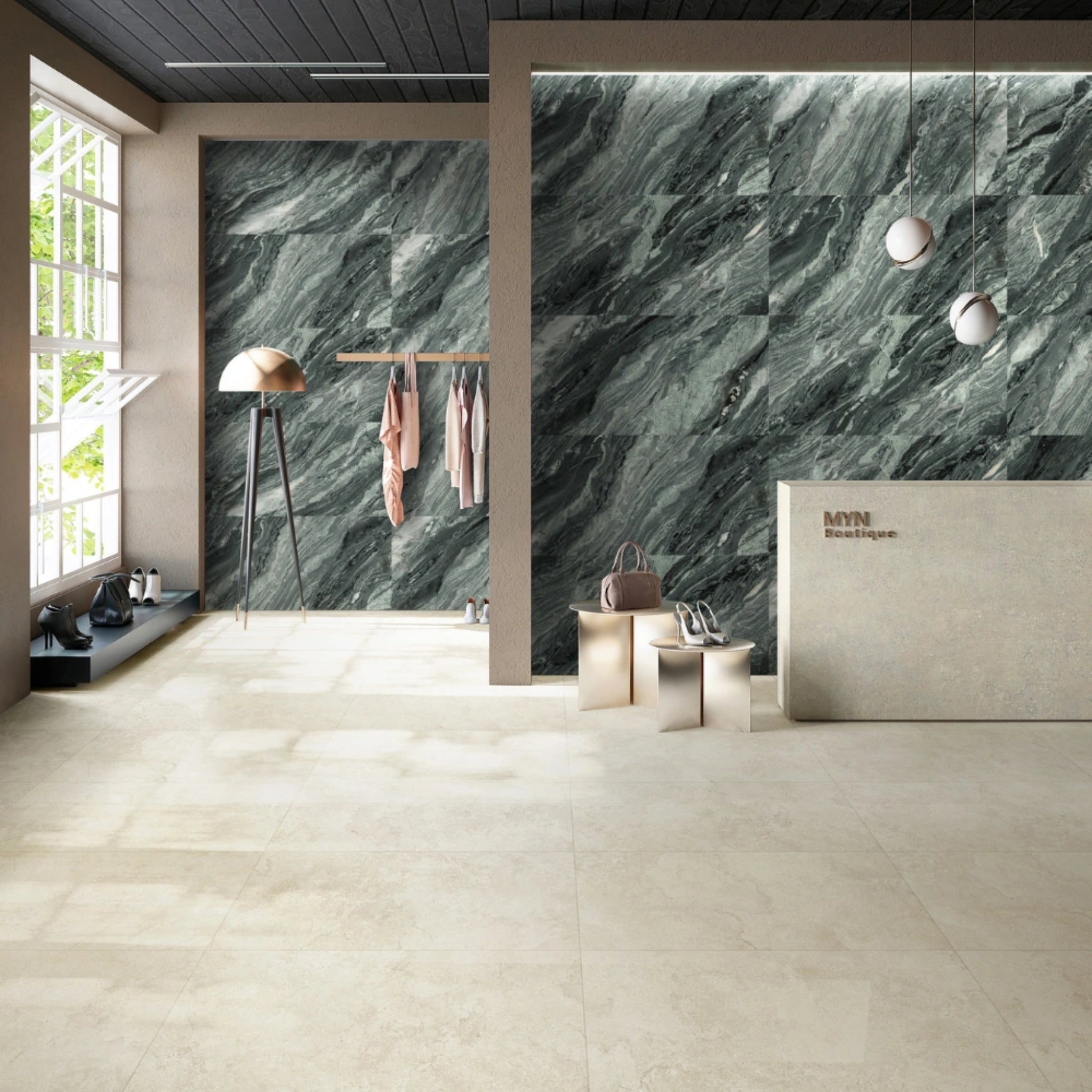 MUSES KARZAI GREEN 600X1200MM RECTANGULAR TILE (PER BOX)