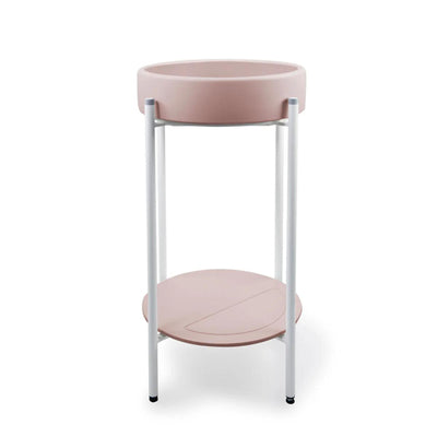 NOOD CO BOWL BASIN WITH STAND BLUSH PINK 400MM