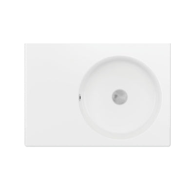 FIENZA REBA WALL HUNG RIGHT-HAND BASIN GLOSS WHITE 600MM