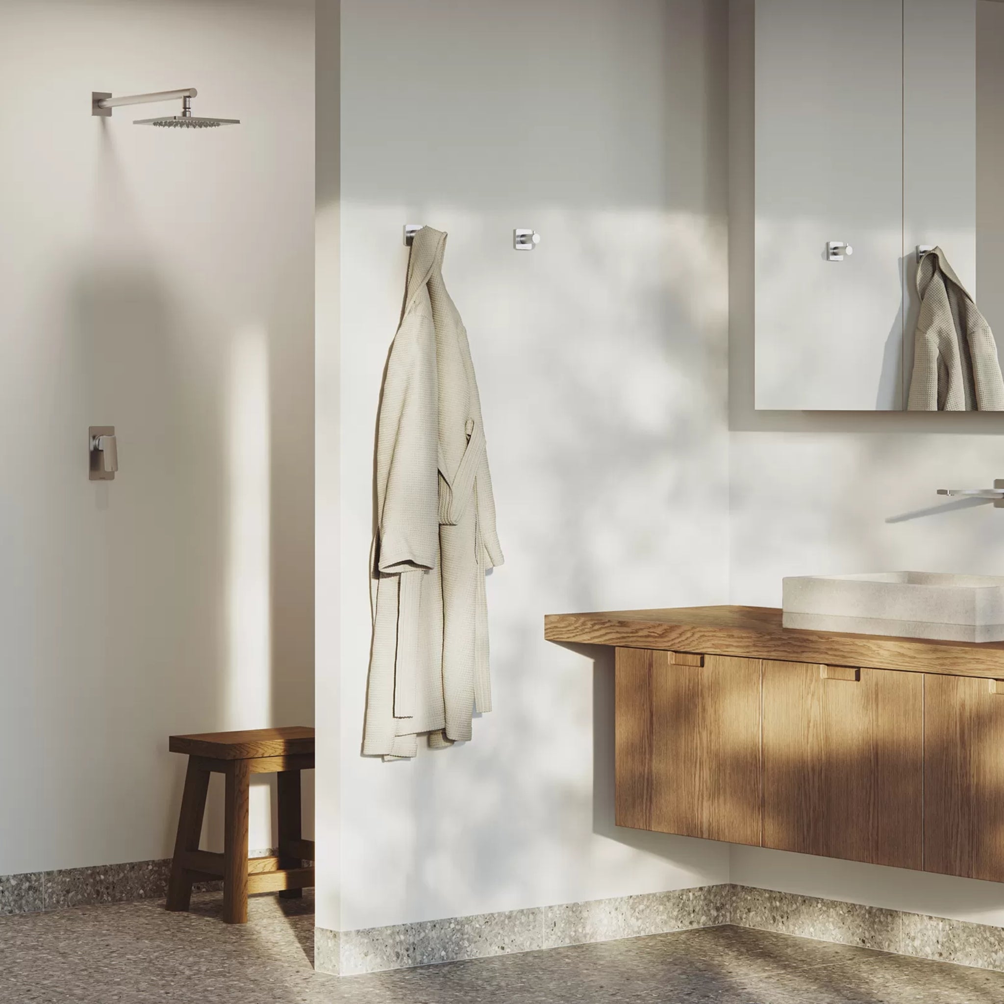 PHOENIX ENVIRO316 LEAD FREE SHOWER ROSE 200MM STAINLESS STEEL