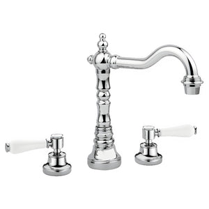 ARMANDO VICARIO PROVINCIAL THREE PIECE BASIN SET WITH LEVER HANDLES CHROME