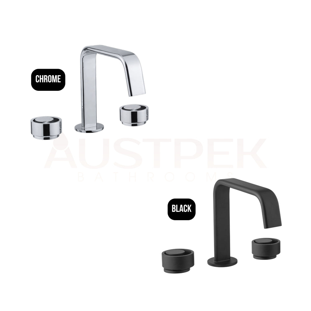 ARMANDO VICARIO PIAZZA THREE PIECE BASIN MIXER SET CHROME