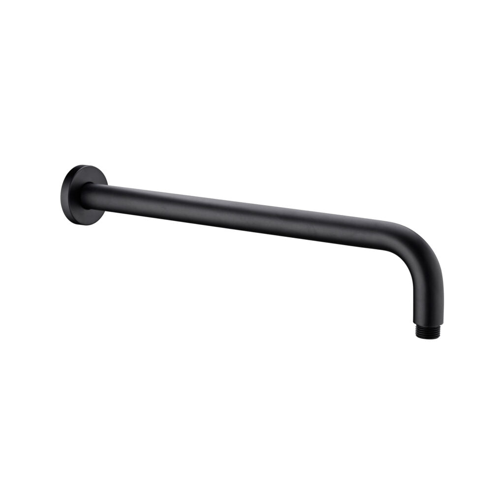 NERO ROUND SHOWER ARM MATTE BLACK (AVAILABLE IN 330MM AND 500MM)