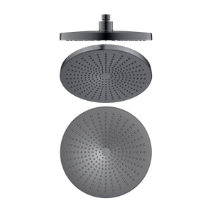 NERO OPAL ROUND SHOWER HEAD 250MM GRAPHITE