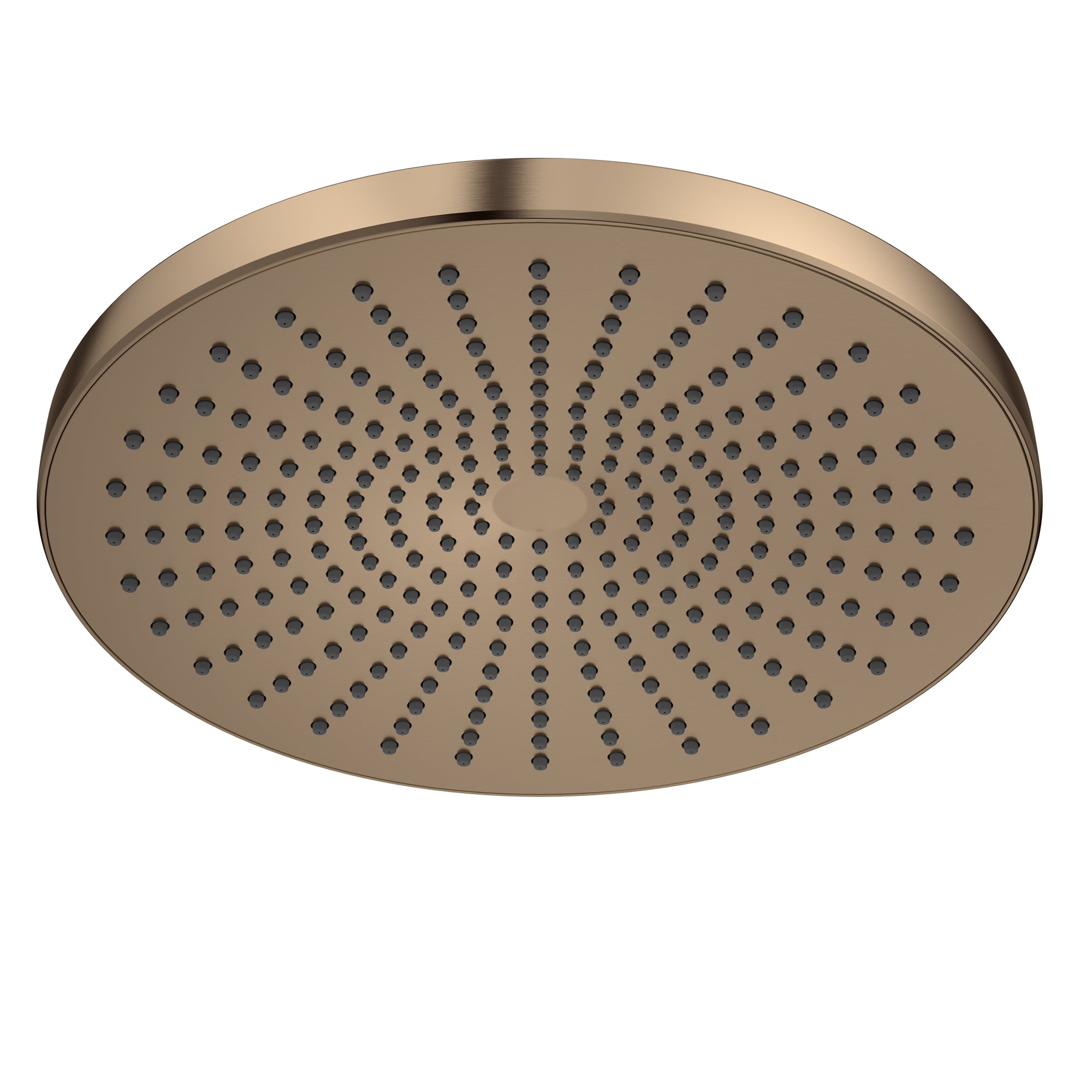 NERO OPAL ROUND SHOWER HEAD 250MM BRUSHED BRONZE