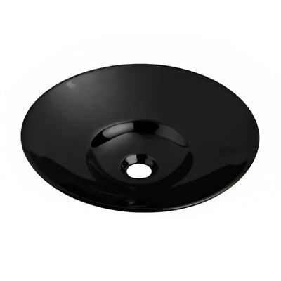 INSPIRE SEMI INSERT CERAMIC BASIN MATTE BLACK 410MM