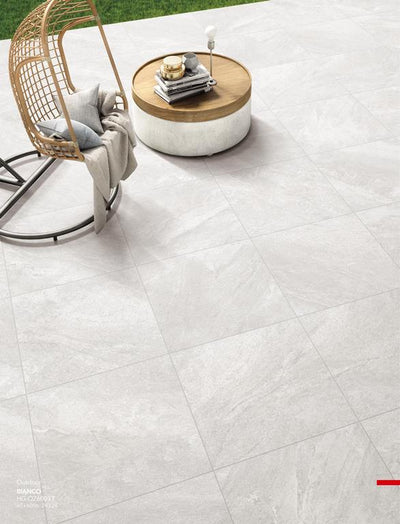 MUSES QUARTZITE BIANCO FELLTEC 600X600MM SQUARE TILE (PER BOX)