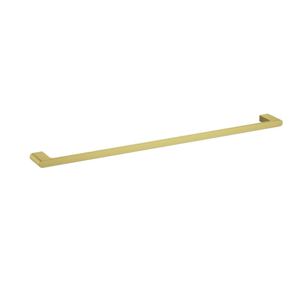 IKON CORA SINGLE TOWEL RAIL 800MM BRUSHED GOLD