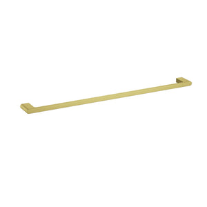 IKON CORA SINGLE TOWEL RAIL 800MM BRUSHED GOLD
