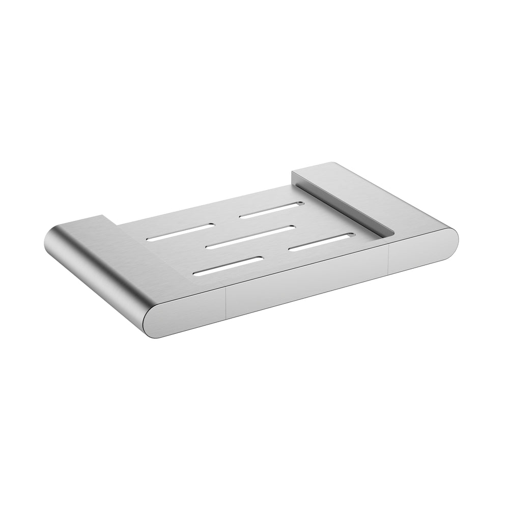 IKON CORA SOAP DISH METAL 206MM BRUSHED NICKEL