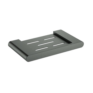 IKON CORA SOAP DISH METAL 206MM GUNMETAL