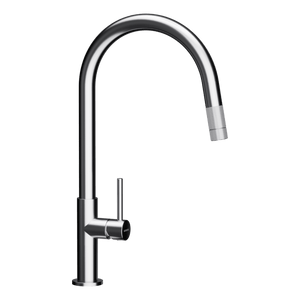 SCHOCK TALIA PULL OUT KITCHEN MIXER WITH JET SPRAY STAINLESS STEEL