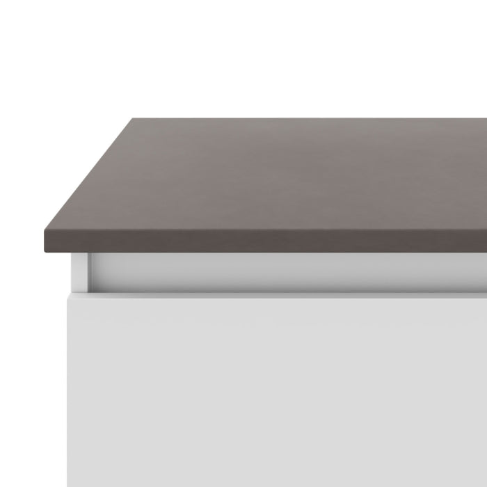 FIENZA WARM GREY BOWL RECTANGULAR CONCRETE BENCHTOP (AVAILABLE IN 750MM, 900MM, 1200MM, 1500MM AND 1800MM)